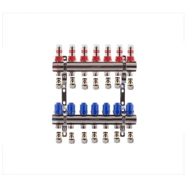 Коллектор для теплого пола KOER на 7 контуров