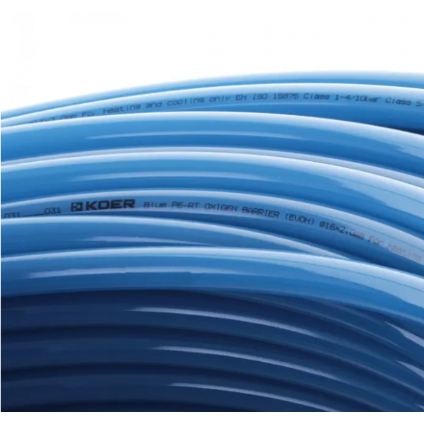 Труба для теплого пола KOER PERT EVOH 16×2.0 (BLUE)