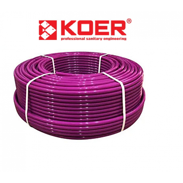 Труба для теплого пола KOER PEX-B EVOH 16*2,0 (PINK)