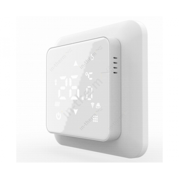 Терморегулятор для теплого пола сенсорный In-therm PWT 517 WI-FI white