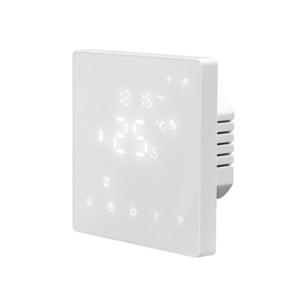 Цифровой Wi-Fi терморегулятор для тёплого пола Raftec R608W (WHITE)