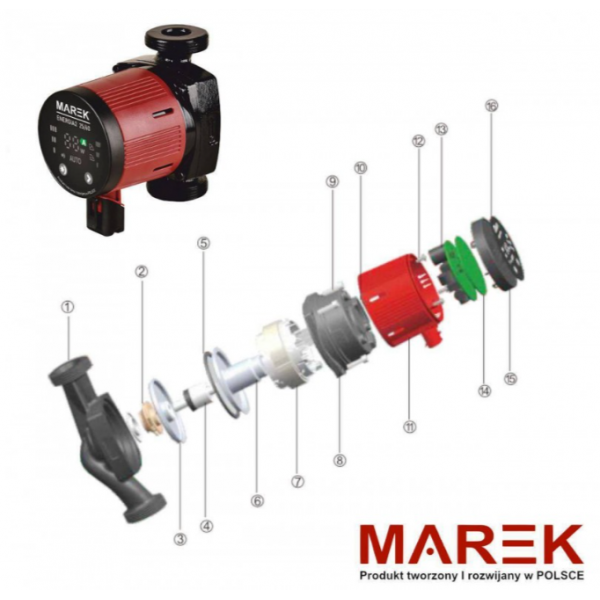 Циркуляционный насос MAREK ENERGIA 2 25-60-180