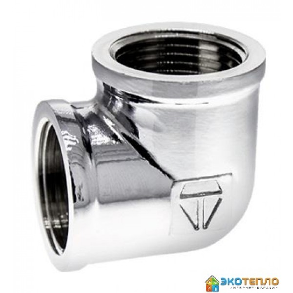 Угол усиленный хромированный Италия