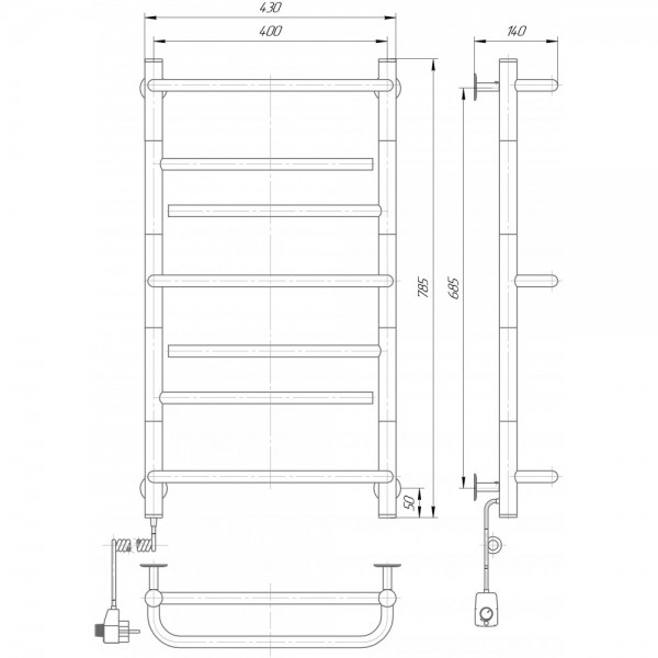 Полотенцесушитель Элна