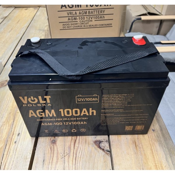 Аккумулятор VOLT 100Ah AGM 12V
