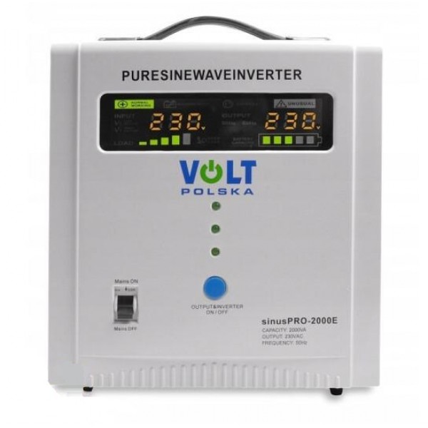 Источник бесперебойного питания "VOLT" Polska SINUS PRO 2000 E 12-230 V
