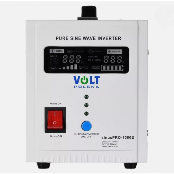 Источник бесперебойного питания "VOLT" Polska SINUS PRO 1000 E 12-230 V
