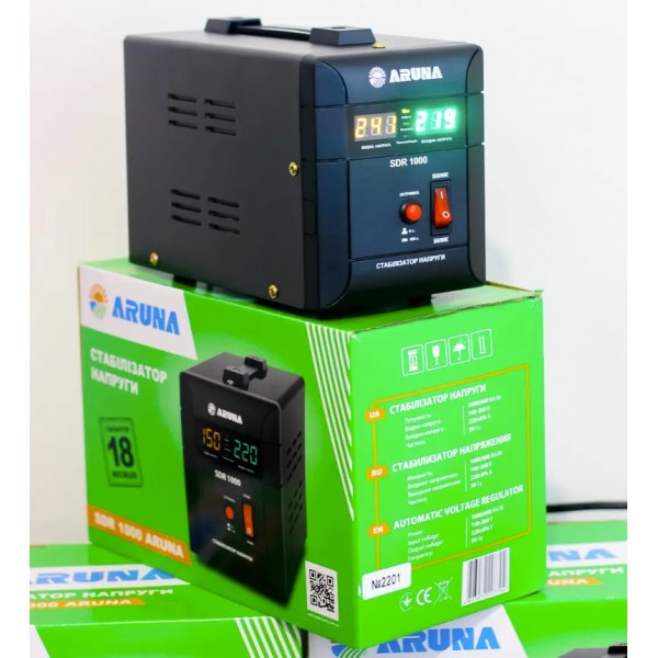 Aruna SDR 1500 900 Вт стабилизатор для бытовой техники