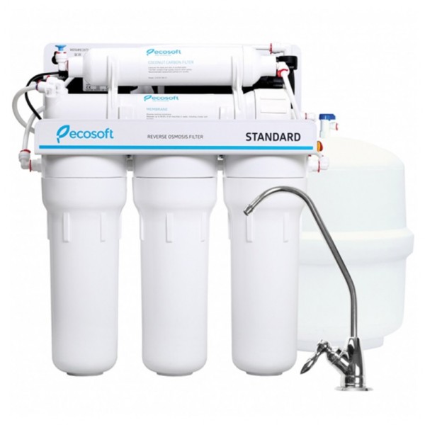 Фільтр зворотного осмосу Ecosoft Standard з помпою MO550PECOSTD Фільтр зворотного осмосу Ecosoft Standard з помпою MO550PECOSTD