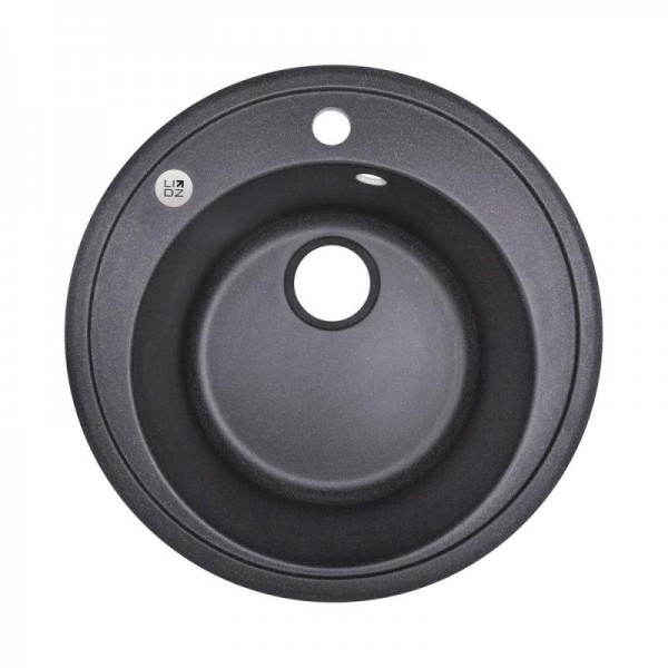 Мойка для кухни гранитная Lidz Мойка (BLA-03) D510/200