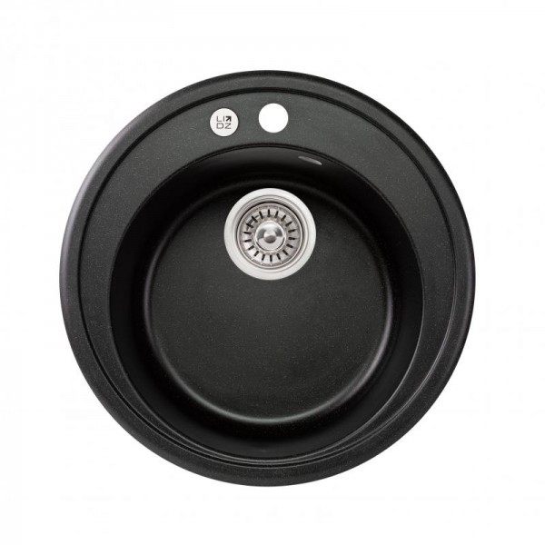 Мойка для кухни гранитная Lidz Мойка (BLM-14) D510/200