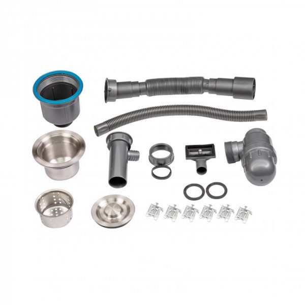 Набор Miksus SET-Satin (мойка+смеситель+диспенсер+сушка для посуды)